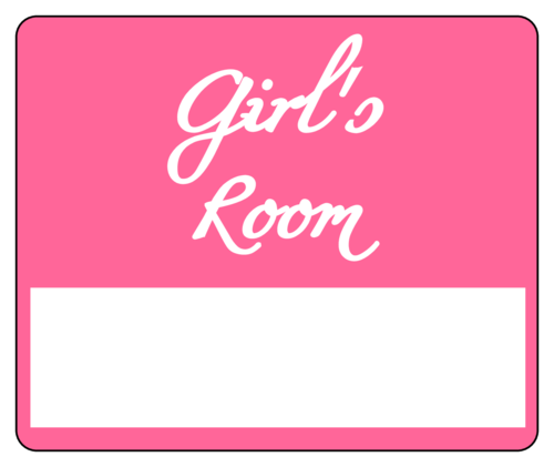 Moving Box Label: Girl's Room