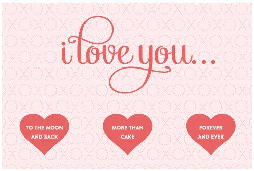 "I Love You" Card