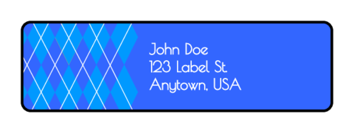 Argyle Address Label