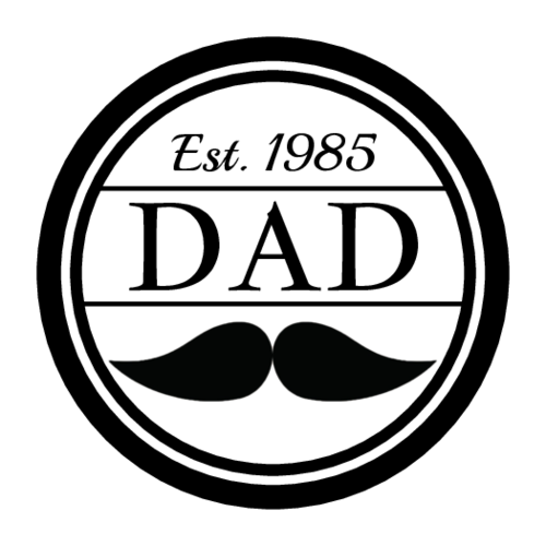 Mustache Father's Day Sticker