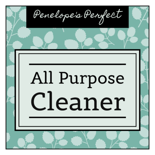 DIY All Purpose Cleaner Label