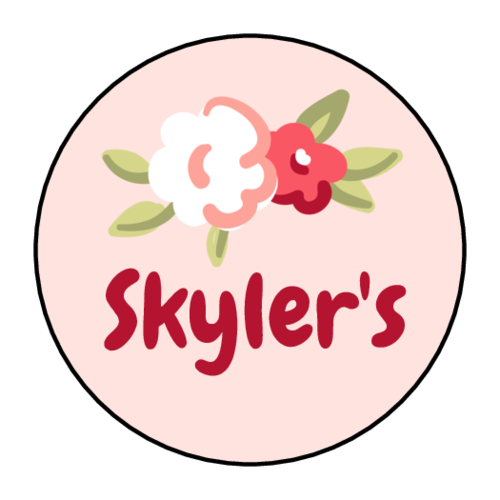 Floral Name Sticker