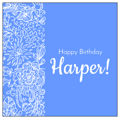 Birthday Candy Bar Wrapper Label