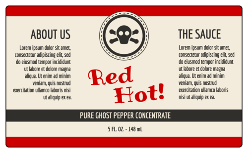 Hot Sauce Label Templates Download Hot Sauce Label Designs 