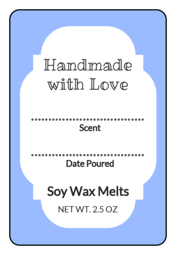 100 Wax Melt Warning Labels : Handmade Products 