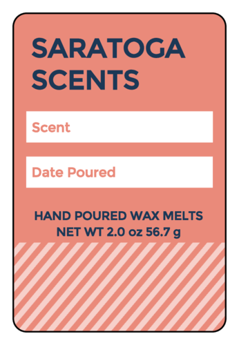 Write-In Wax Melt Label