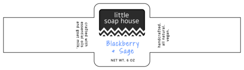 Chic Wrap-Around Soap Label