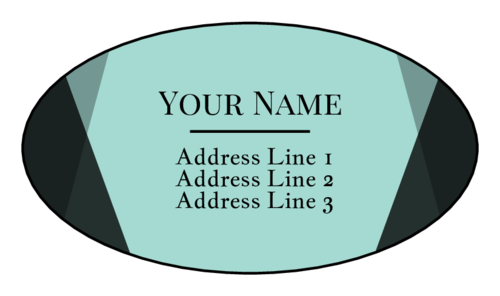 Theater Spotlight Address Label