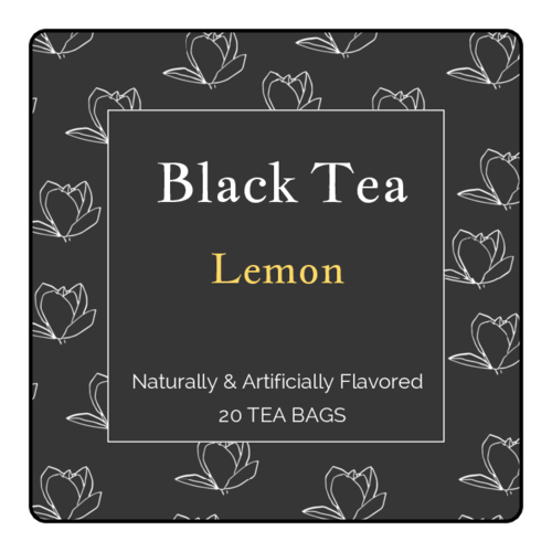 Floral Black Tea Label