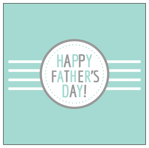 "Happy Father's Day!" Candy Bar Label