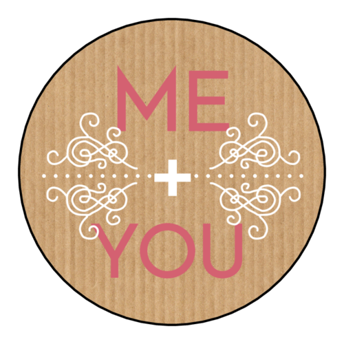 "Me + You" Valentine's Day Sticker