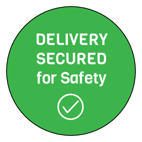 "Delivery Secured" Take-Out Food Safety Seal Label