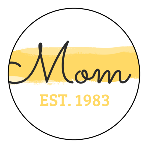 "Mom" Paint Stroke Mother's Day Gift Sticker