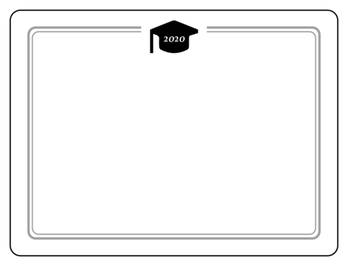 Mortar Board Write-In Yearbook Label