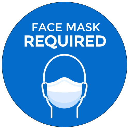 "Face Mask Required" Label Template | OnlineLabels®