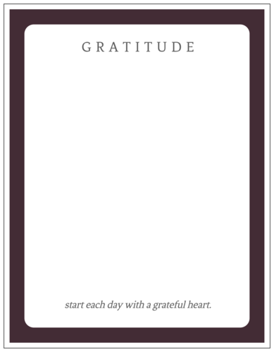 New Year's Fill-In "Gratitude" Reminder Sticker