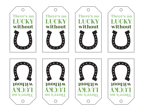 Lucky Gift Tag Template | OnlineLabels®