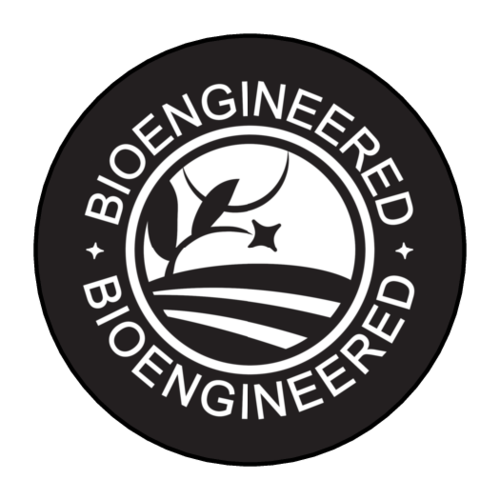 "Bioengineered" Black and White Label