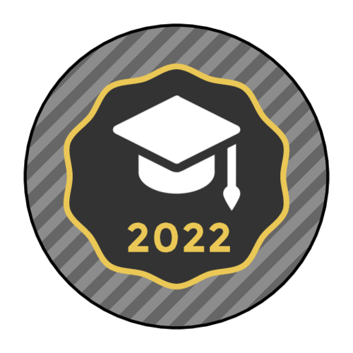 Graduation Year Circle Label