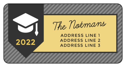 Graduation Announcement Address Labels