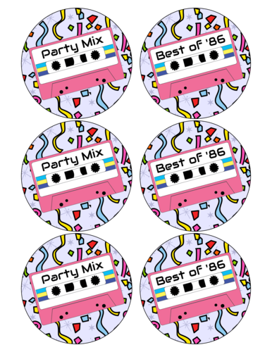 Retro Cassette Stickers