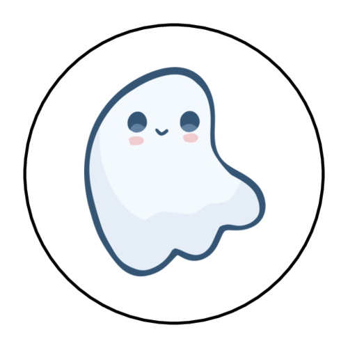 Spooky Ghost Envelope Seal