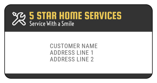 Small Business Address Label