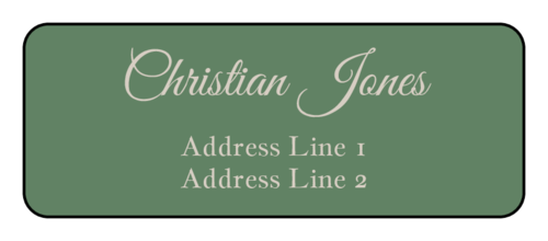 Classic Elegant Address Label
