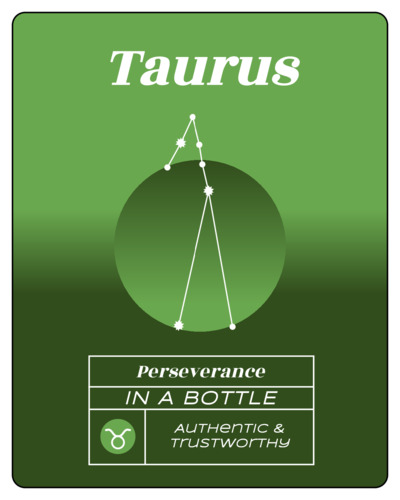 Taurus Elixir Zodiac Gift Favor Label