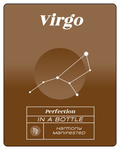 Virgo Elixir Zodiac Gift Favor Label