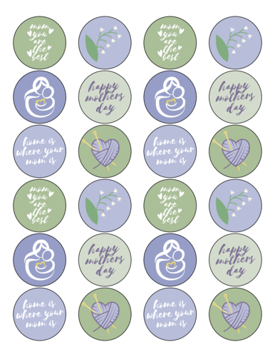 "Home is Where Your Mom is" Assorted Mother's Day Sticker