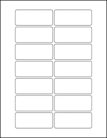 3" x 1.25" Blank Label Template - PDF - OL1335