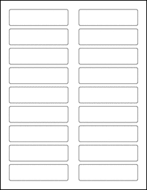 3.4375" x 0.9375" Extra Large Filing Labels - Weatherproof ...