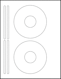 4 62 Cd Dvd Labels Blockout For Laser Ol5075bt