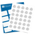 1.5" Circular Candle Warning Labels - Pre-Printed Labels - Full Label Sheet