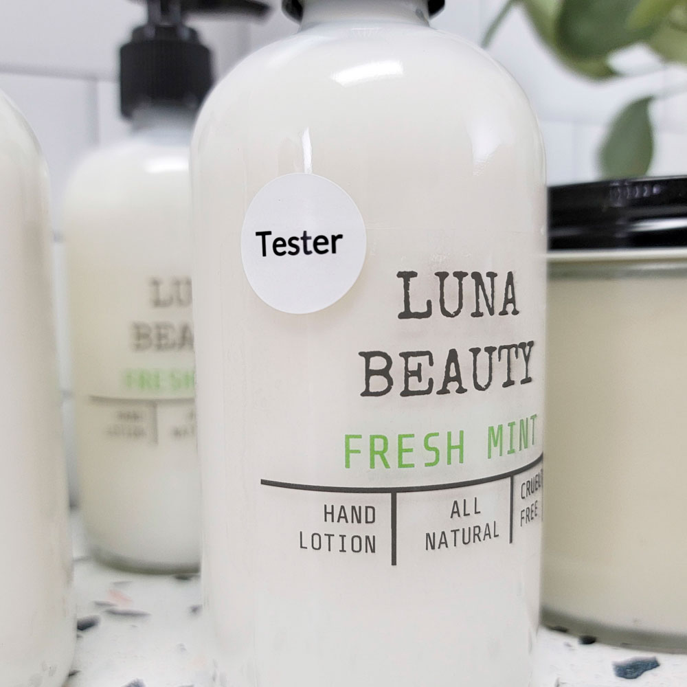 Cosmetic "Tester" Labels - Pre-Printed Labels