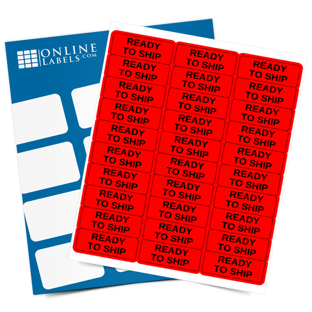 Ready to Ship Labels - Pre-Printed Labels - Full Label Sheet