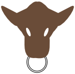 bull head silhouette