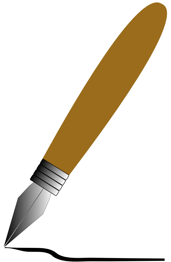 OnlineLabels Clip Art - fountain pen