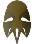 tribal african mask