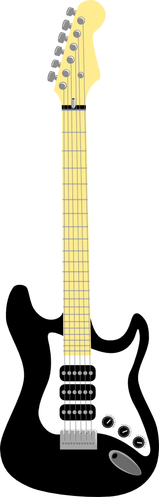 OnlineLabels Clip Art - electric guitar