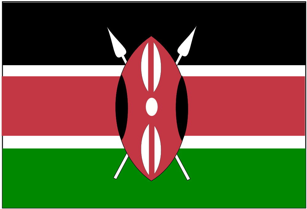 OnlineLabels Clip Art Flag Of Kenya