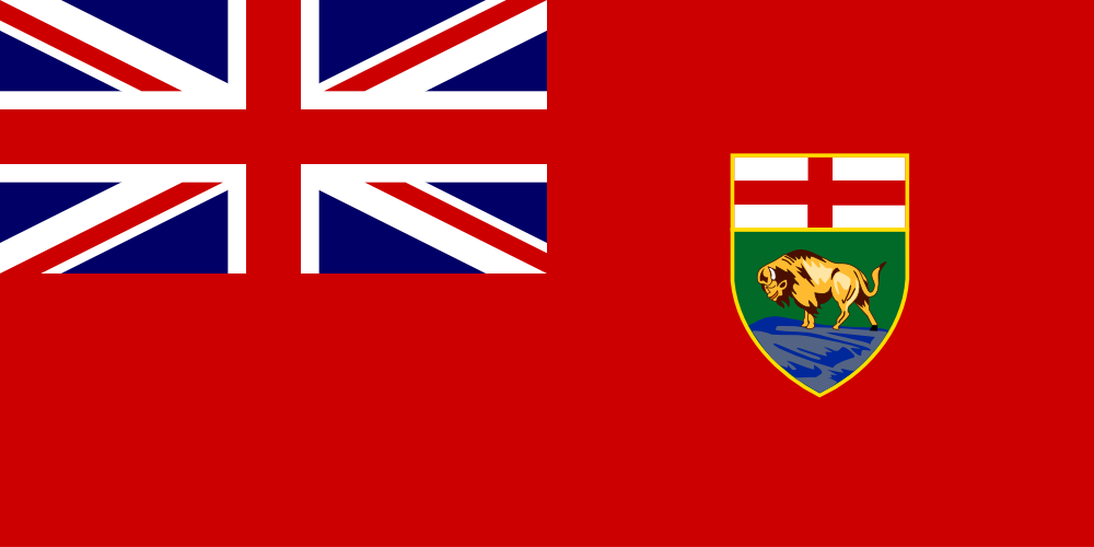 OnlineLabels Clip Art - Flag of Manitoba, Canada