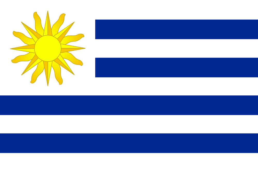 Onlinelabels Clip Art Flag Of Uruguay