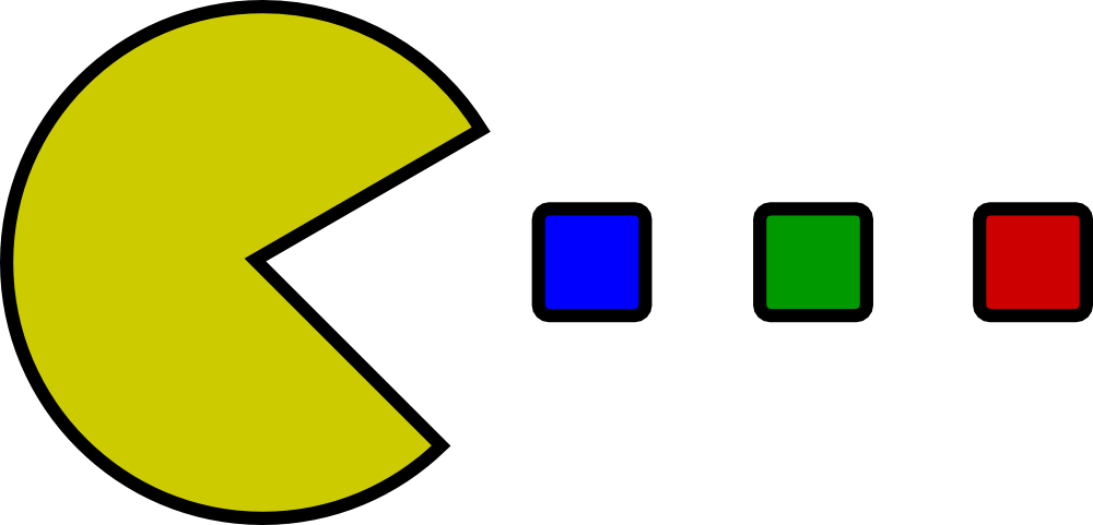 OnlineLabels Clip Art - Pacman. 