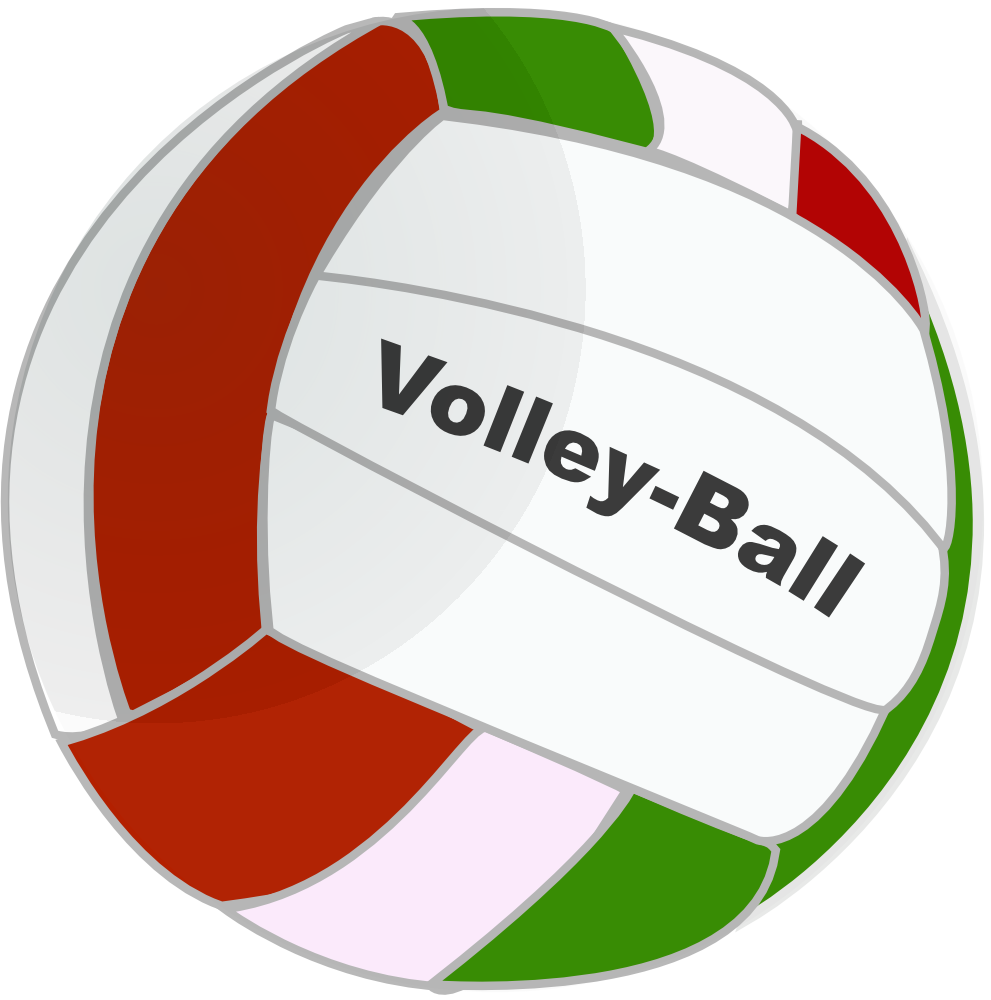 OnlineLabels Clip Art - Volleyball