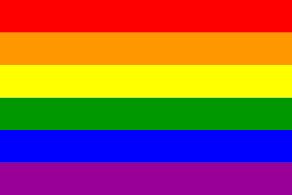 OnlineLabels Clip Art - gay pride flag. gay pride flag. 