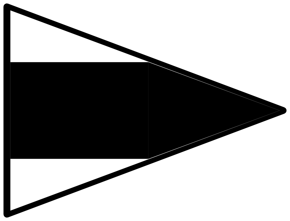 OnlineLabels Clip Art - signal flag alt 3rd