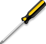 A screwdriver