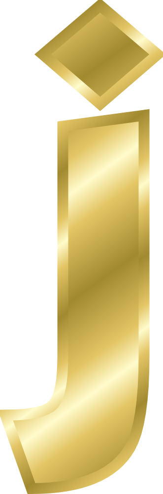 Gold Alphabet Letters Clip Art Transparent